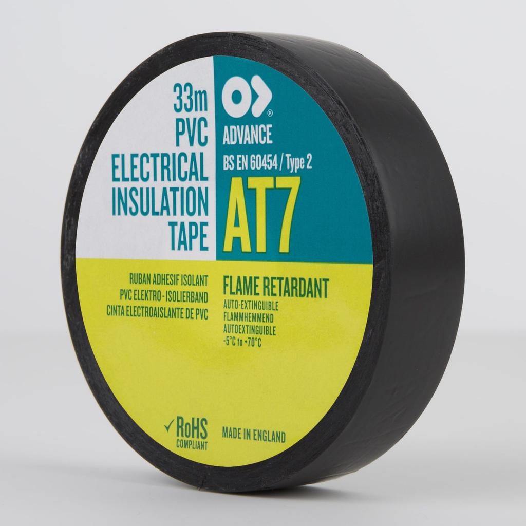 Advance PVC Electrical Insulation Tape 19mm Black.webp