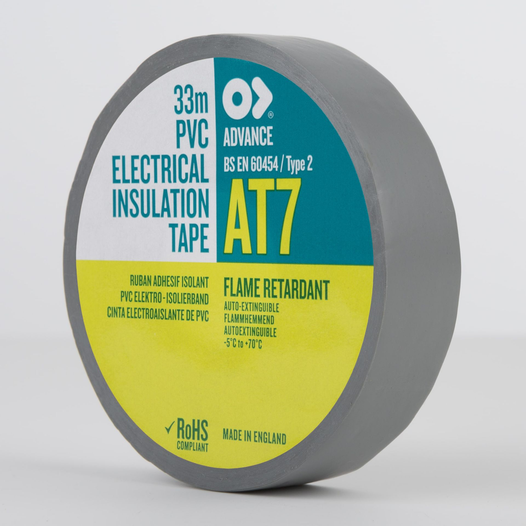 Advance PVC Electrical Insulation Tape 19mm Grey.webp